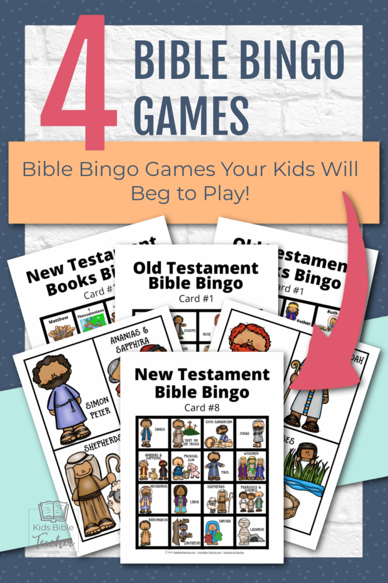 4 Bible Bingo Games Your Kids Will Love to Play - Kids Bible Teacher