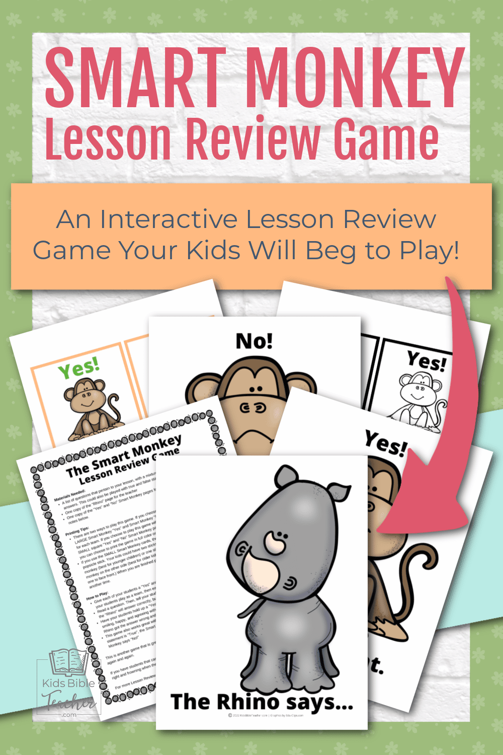 Do you need a game for studying any lesson? Try this Smart Monkey Lesson Review Game - perfect for ANY content that your kids are studying!