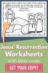 Bible Easter Coloring Pages with Easter Bible Verses about Jesus' Resurrection