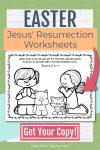 Bible Easter Coloring Pages with Easter Bible Verses about Jesus' Resurrection