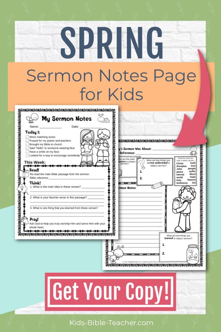 Spring Resources - Kids Bible Teacher