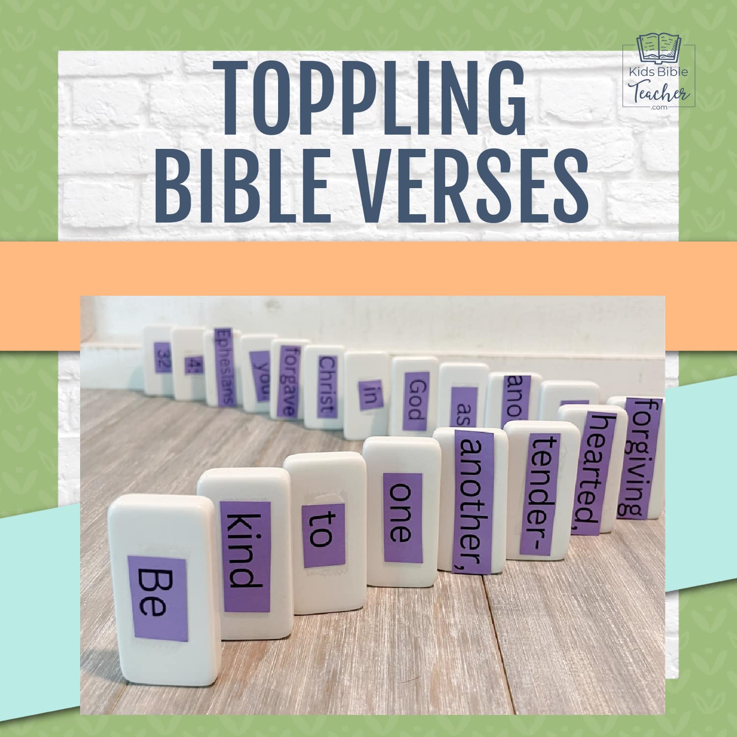 Bible Memory Verse Games - Toppling Bible Verses Game