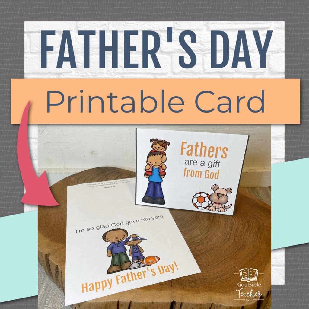 This free Fathers Day card is simple to print, cut out, and color. It makes a budget friendly gift that kids will love to make and give.