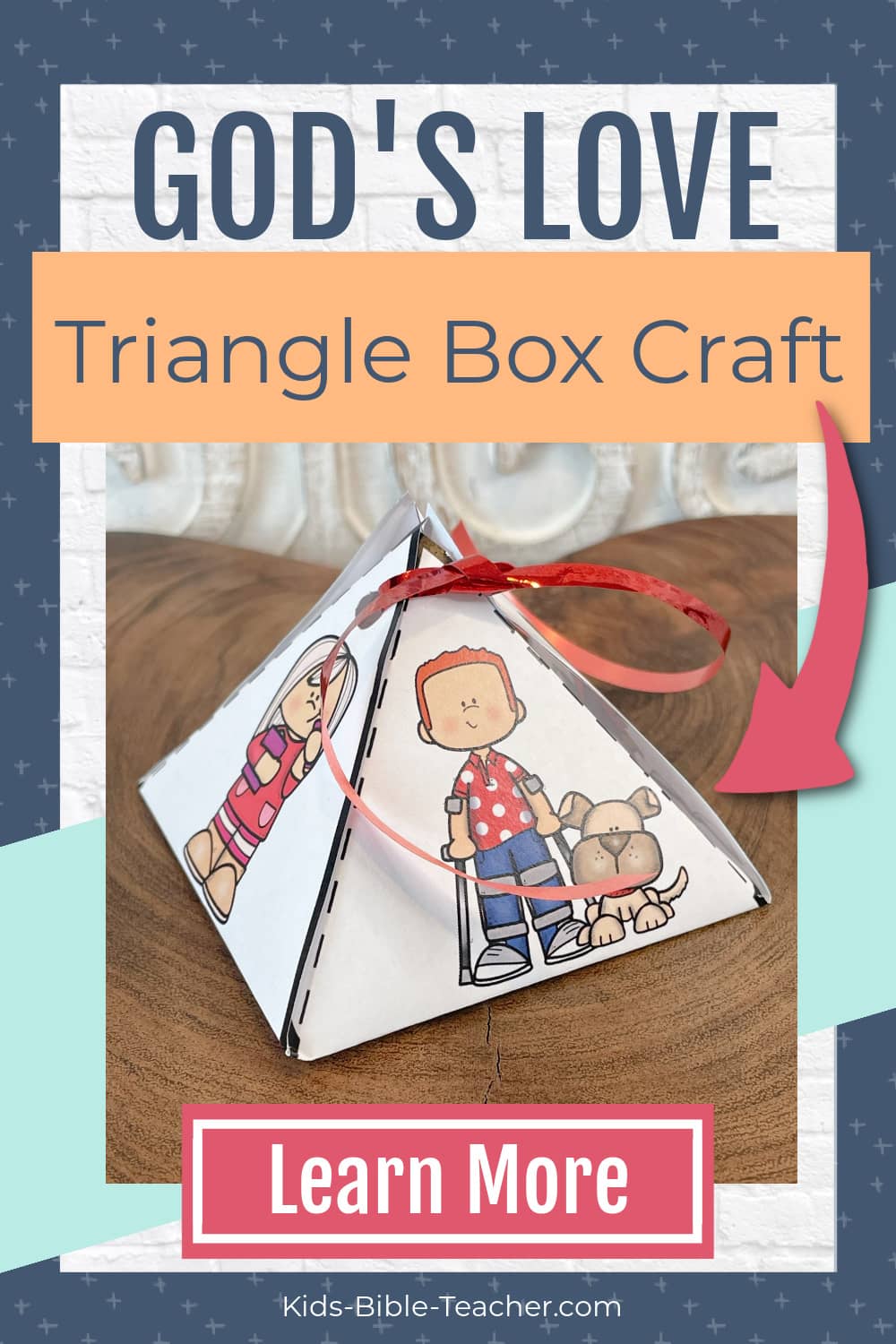 God's Love Valentine's Treat Boxes Craft with Valentine's Day Bible Verses