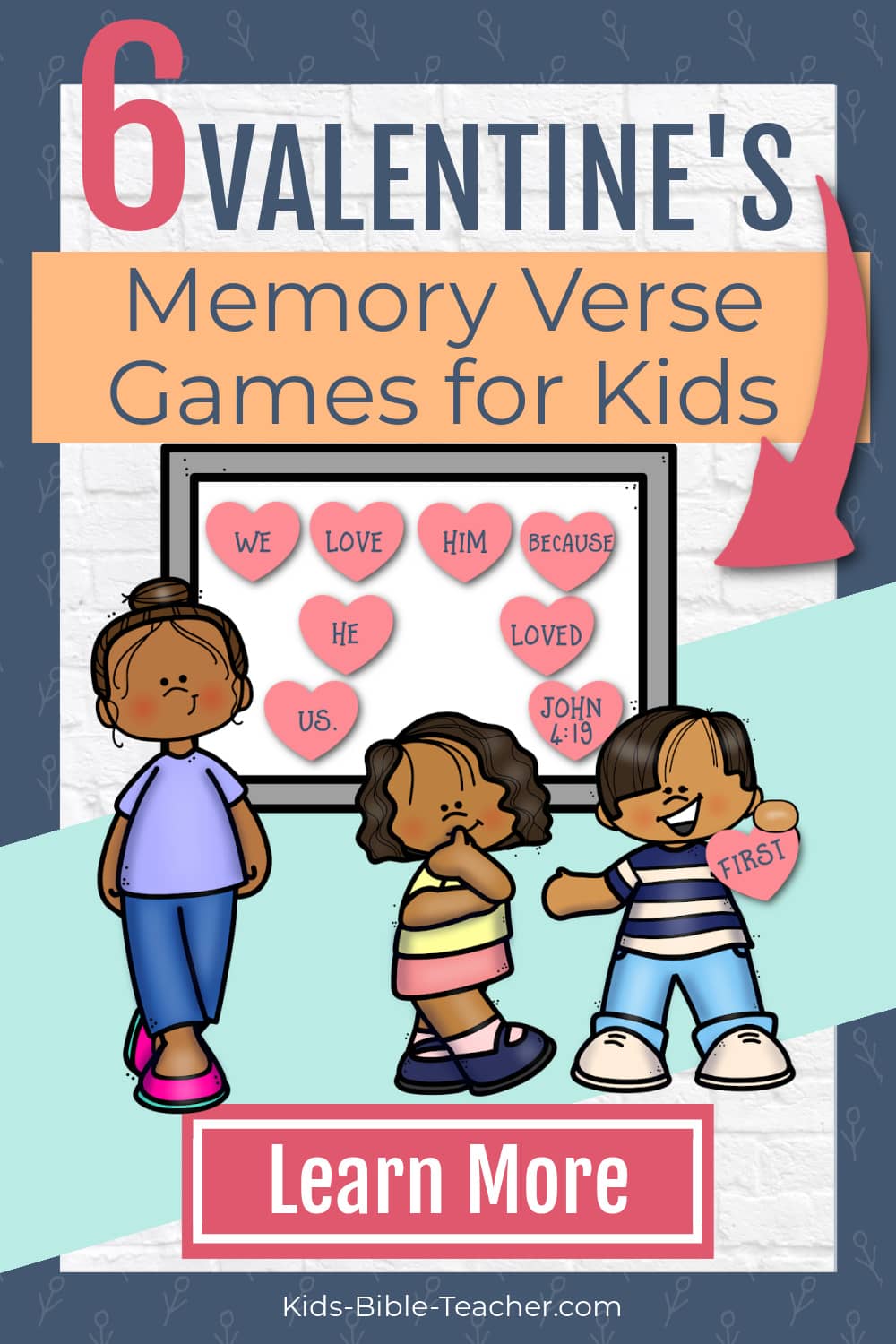 Bible Memory Verse Games for Kids for Valentine's Day