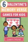 Bible Memory Verse Games for Kids for Valentine's Day