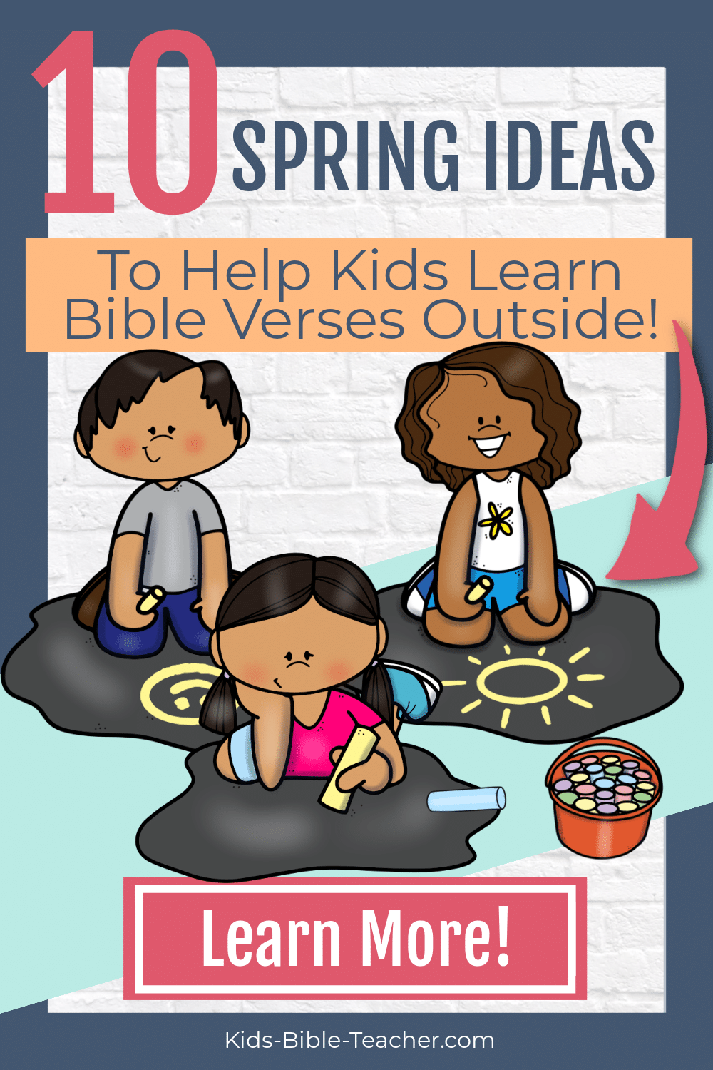 Teach Bible Verses Outside: Spring Bible Memory Activities Kids Will Love!
