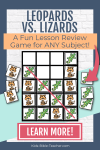 Here's a Bible lesson review game that works with ANY Bible lesson - Easy to prep, reusable, and loved by kids! Get your copy today!