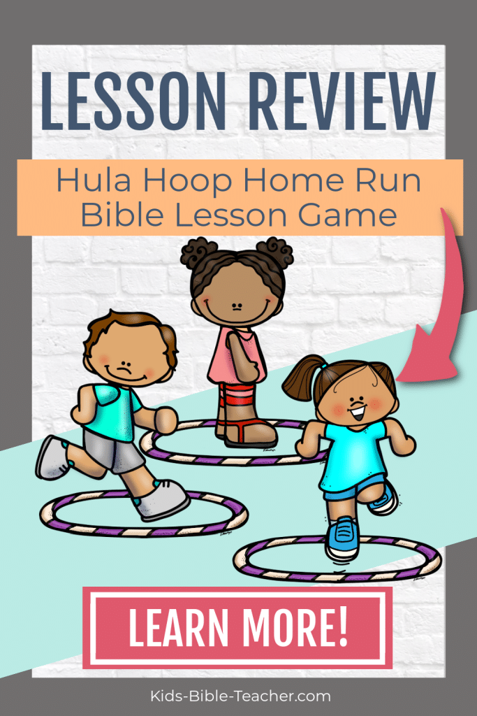 Active Class Lesson Review Game for Bible Class or Sunday School Hula Hoop Home Run