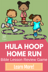 Active Class Lesson Review Game for Bible Class or Sunday School Hula Hoop Home Run