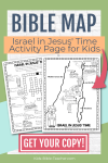 Map of Jesus' Life for Kids with Activity Page